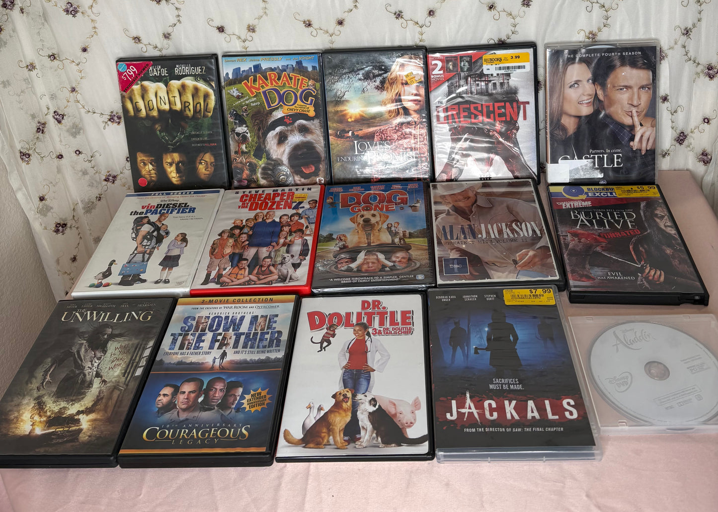 DVD $.50 each